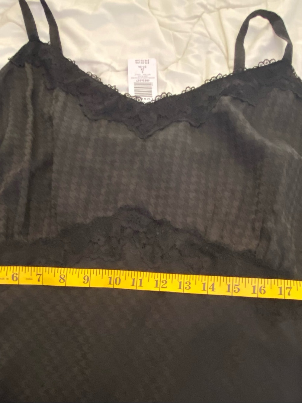 Torrid Black Jacquard Lace Trim Maxi Cami Dress NWT 3X - Picture 11 of 14